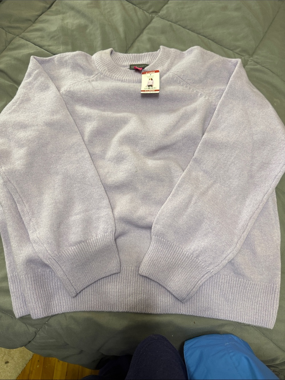 Vince Camuto Light Lavender Crewneck Sweater